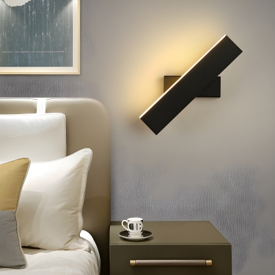Elegant Hardwired Silver Modern LED Wall Lamp with Acrylic Shade