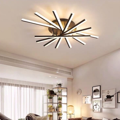 Modern Style Ceiling Light with Acrylic Shade for Residential Use