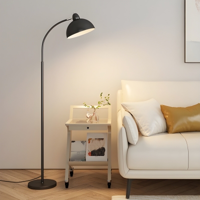 Sleek Metal Floor Lamp – Smart Switch & Stylish Shade for Modern Homes