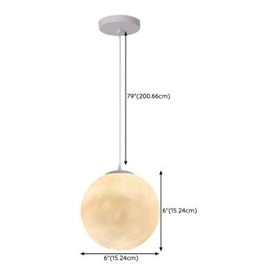 Stylish White Pendant with Adjustable Hanging Length and Modern Metal Design