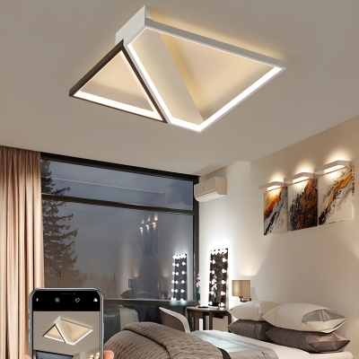 Dimmable LED Close To Ceiling Light with Acrylic Shade for Modern Home Decoration