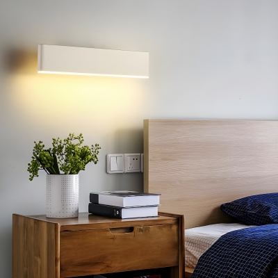 Elegant Hardwired Silver Modern LED Wall Lamp with Acrylic Shade