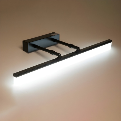 Elegant Metal Vanity Light with Integrated LED and Acrylic Shade for Modern Home