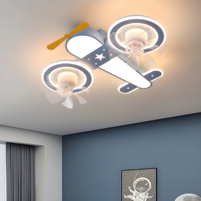 Metal Ceiling Fan with Complete Highlight Luxury and Laidback for Calm Little Stars