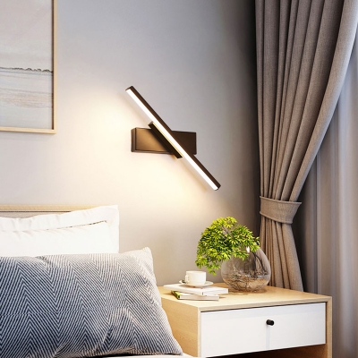 Modern Metal 1-Light Wall Lamp with LED Bulbs and Silica Gel Shade