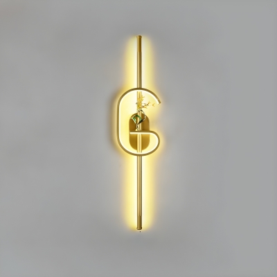 Sleek Modern Acrylic Metal LED Wall Sconce - Perfect for Residential Use