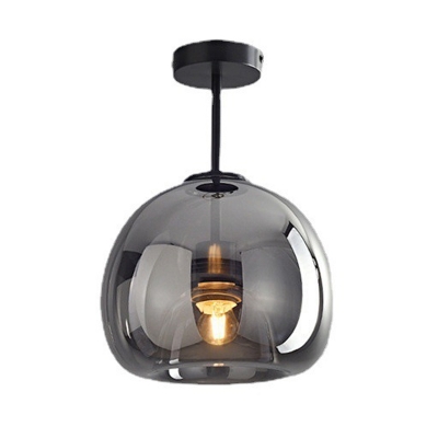 Metal Pendant Light with Clear Glass Shade and Downrods Mounting - Modern Style for 35-40 Women