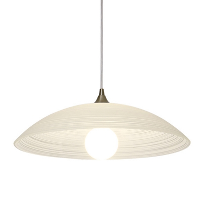 Elegant Modern Metal Pendant Light with Adjustable Hanging Length and Glass Shade