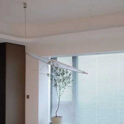 Adjustable Cord-Mounted Modern Island Light with Clear Glass Shade - No Assembly Required