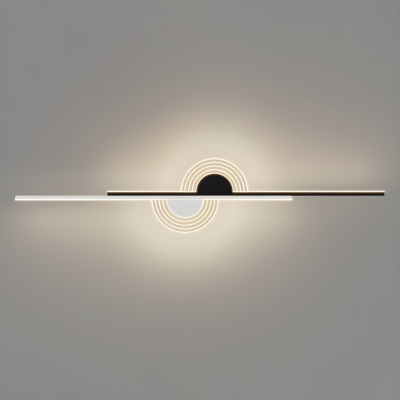 Metal LED Modern Wall Lamp with Acrylic Shade for Stylish Home Decor
