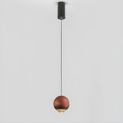 Modern LED Pendant Light with Metal Shade and Adjustable Hanging Length