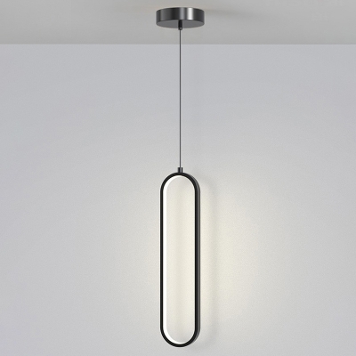 Modern Metal Pendant with Warm Light LED for 35-40-Year-Old Women