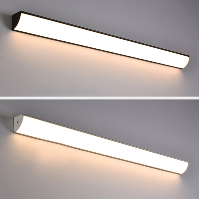 Sleek and Modern Metal Wall Lamp Featuring LED and Acrylic Shade