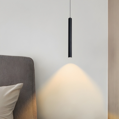Stylish Modern Metal Pendant with Adjustable Hanging Length and Acrylic Shade