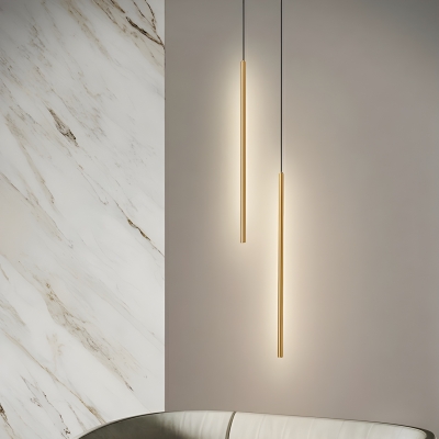 Modern Cord Mounted LED Pendant with Adjustable Makeup-Friendly Third Gear Lighting