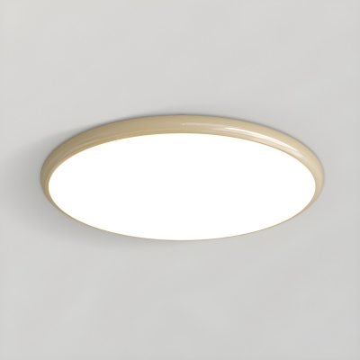 Modern White Acrylic Flush Mount LED Bulb Ceiling Light for Residential Use