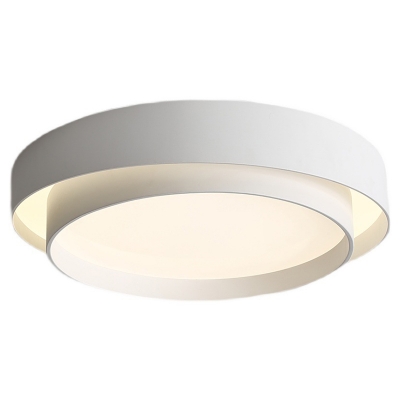 Modern LED Flush Mount Ceiling Light with Acrylic Shade for Living Room