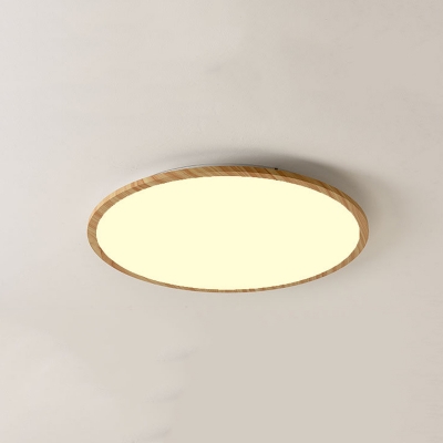 Modern Acrylic LED Bulbs Flush Mount Close To Ceiling Light with Ambient Shade for Residential Use