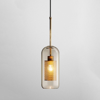 Modern Clear Glass Pendant Light with Adjustable Cord Mounting for 35-40 Women