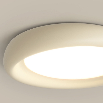 Modern LED Flush Mount Close-to-Ceiling Light with Adjustable Color Temperature and Dimming