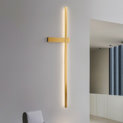Modern LED Metal Wall Sconce with Plastic Shade for Living Room