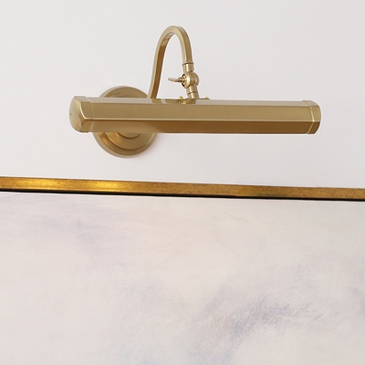 Modern Metal Bi-Pin Vanity Light with Ambient Iron Shade and 2 Lights