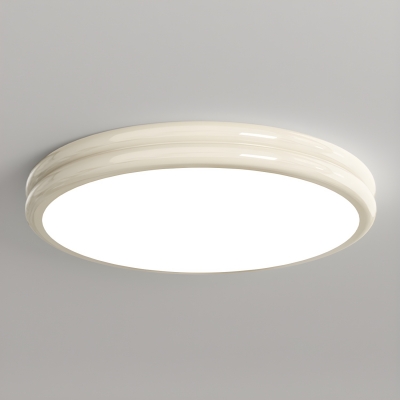 Modern Metal LED Bulb Flush Mount Ceiling Light with Acrylic Shade