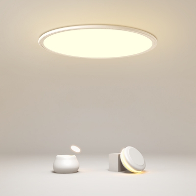 Ambient Aluminum LED Bulb Flush Mount Ceiling Light for Modern Residential Use