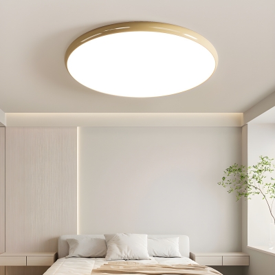 Modern Flush Mount Ceiling Light with Acrylic Shade for Bedroom