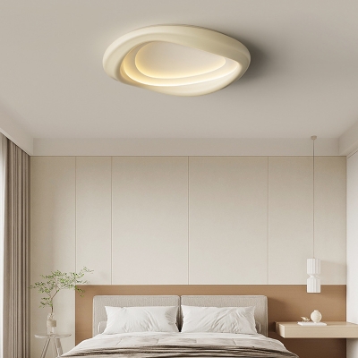 Modern LED Bulbs Flush Mount Ceiling Light with 3 Color Light for Residential Use