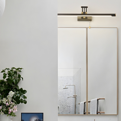 Contemporary LED Metal Vanity Light with 1-Light for Bathroom