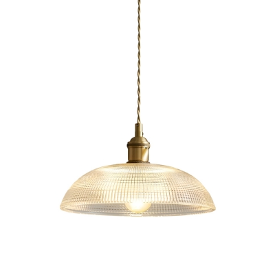 Modern LED Pendant Light with Glass Shade and Adjustable Hanging Length