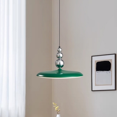 Modern Metal Pendant Light with Adjustable Hanging Length and LED Bulbs
