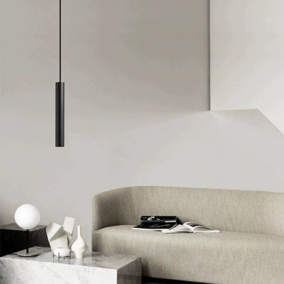 Modern Copper Pendant with Adjustable Hanging Length and LED Bulb for Residential Use