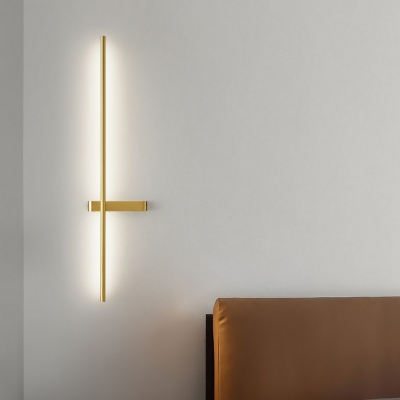 Modern Metal LED Wall Lamp with Adjustable 3 Light Colors and Dimming Feature