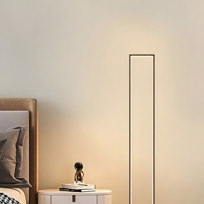 Ambient LED Bulbs Modern Floor Lamp with Plastic Shade for Residential Use