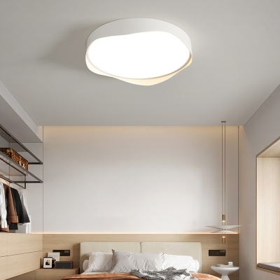 Modern LED Flush Mount Ceiling Light with Acrylic Shade Ideal for Residential Use, Elegant Design