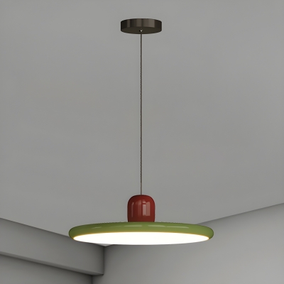 Modern Pendant Light with Adjustable Hanging Length and Acrylic Shade