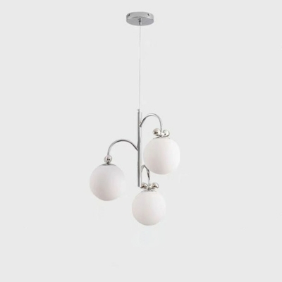 Elegant Metal Chandelier with Modern LED Lighting and Adjustable Hanging Length