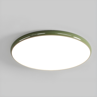 Modern Flush Mount Ceiling Light with Acrylic Shade for Bedroom