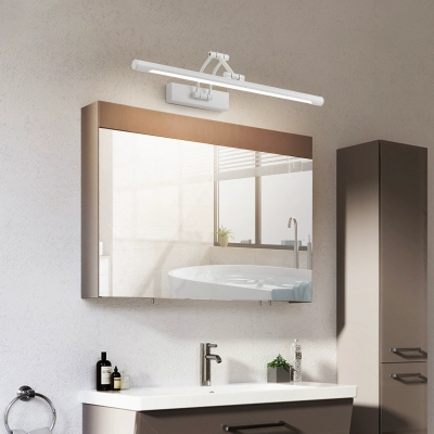 Modern Metal LED 1-Light Vanity Light with Resin Shade for Bathroom