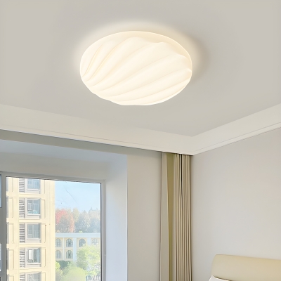 Modern 3 Color Light Flush Mount Ceiling Light with Metal Fixture and Shade Included