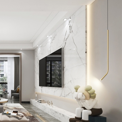 Modern LED Pendant Light with Natural Light and Metal Material for Residential Use
