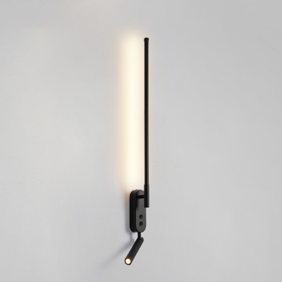 Warm Light Geometric LED Wall Lamp with 2 Lights and Rocker Switch