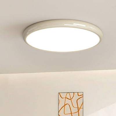 Contemporary LED Flush Mount Ceiling Light with Acrylic Shade for Residential Use