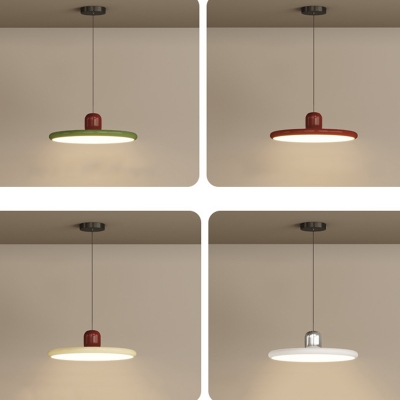 Modern Pendant Light with Adjustable Hanging Length and Acrylic Shade