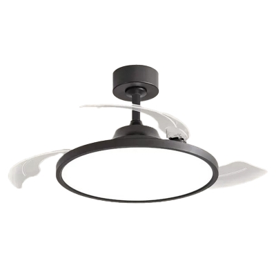Contemporary Remote and Wall Control Ceiling Fan for Living Room