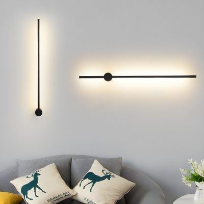 Stylish LED Modern Metal Wall Sconce with Aluminum Shade for Residential Use