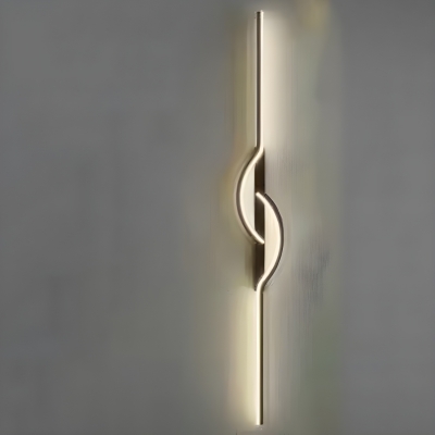 Modern LED Metal Wall Sconce with Ambiance-Enhancing Aluminum Shade