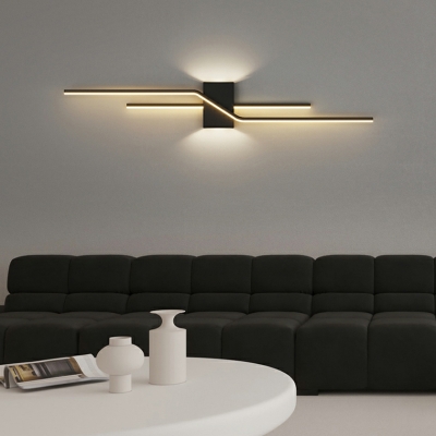 Modern LED Metal Wall Sconce with Ambient Shade for Stylish Residential Use